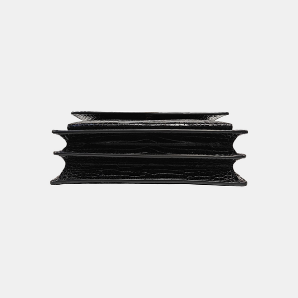 SUNSET Medium Calfskin Black
