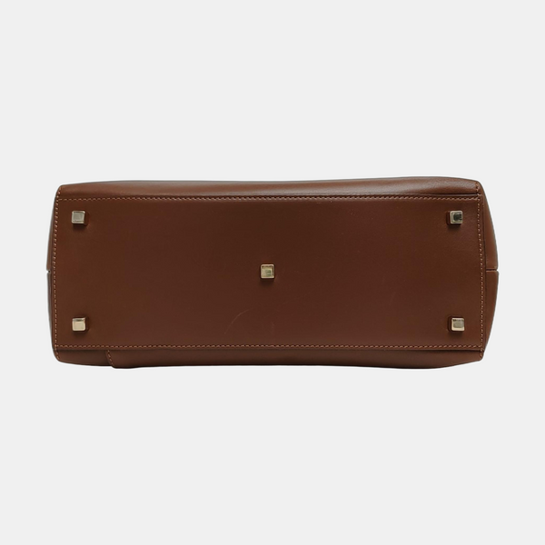 Leather Shoulder Bag Brown