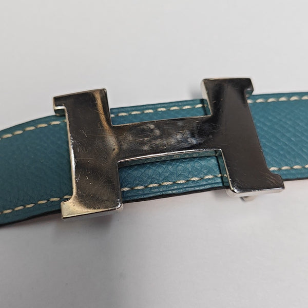 Leather Belt Blue