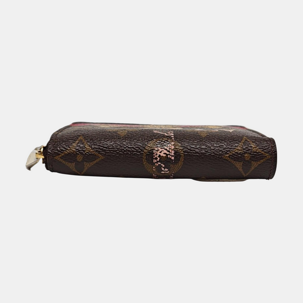 ZIPPY Monogram Coated Canvas Brown Wallet