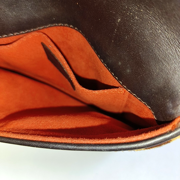 GAZELLE Damier Ebene Horsehair Brown