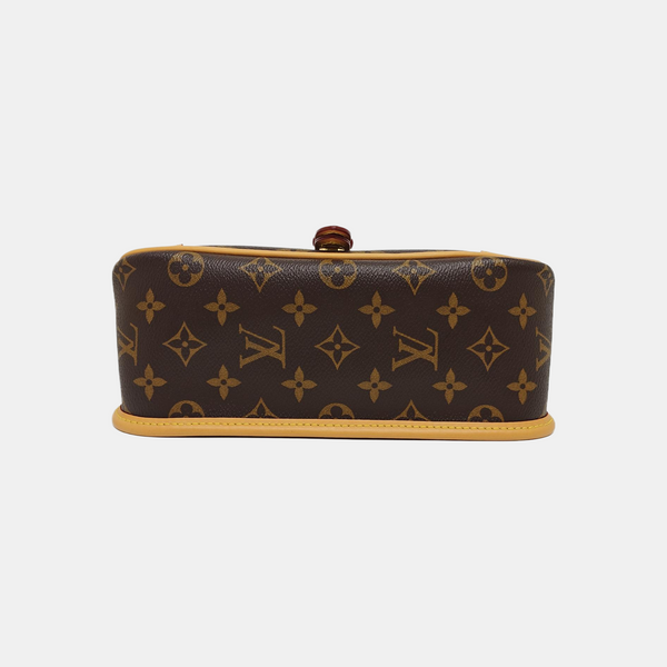DIANE Monogram Coated Canvas Brown