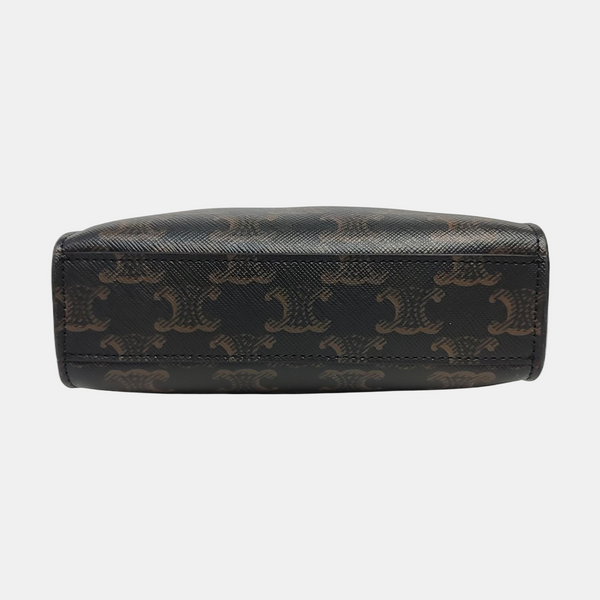 CABAS CELINE Mini Coated Canvas Brown