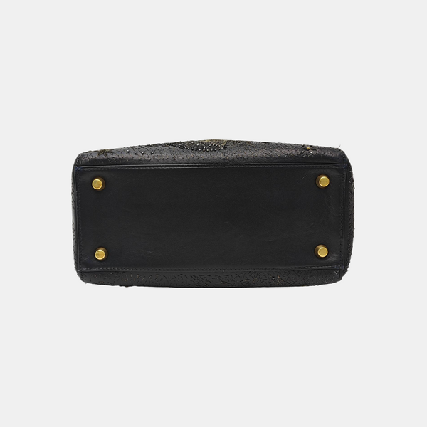 Lady Dior Medium Lambskin Black