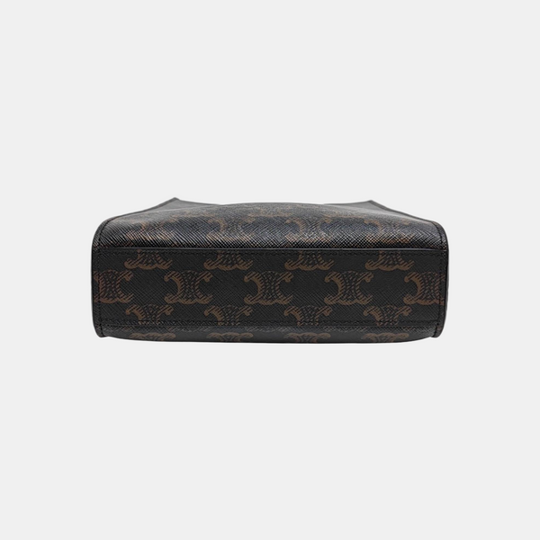 CABAS CELINE Mini Coated Canvas Brown