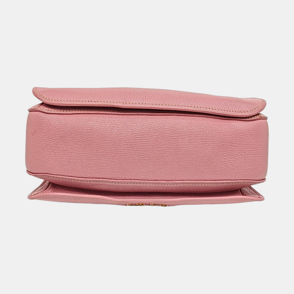 Calfskin Shoulder Bag Pink