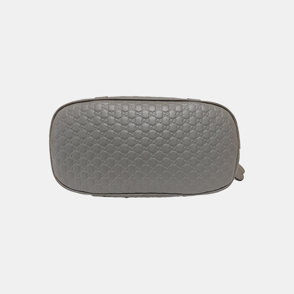 Microguccissima Monogram Calfskin Gray