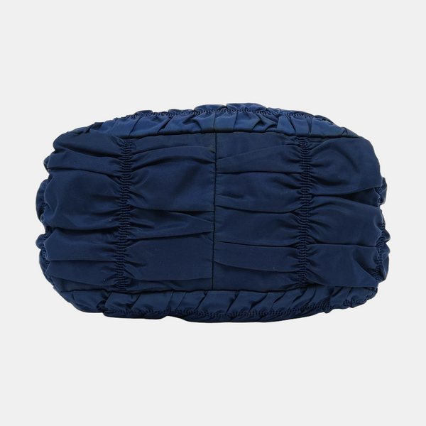 Gaufre Quilted Nylon Blue