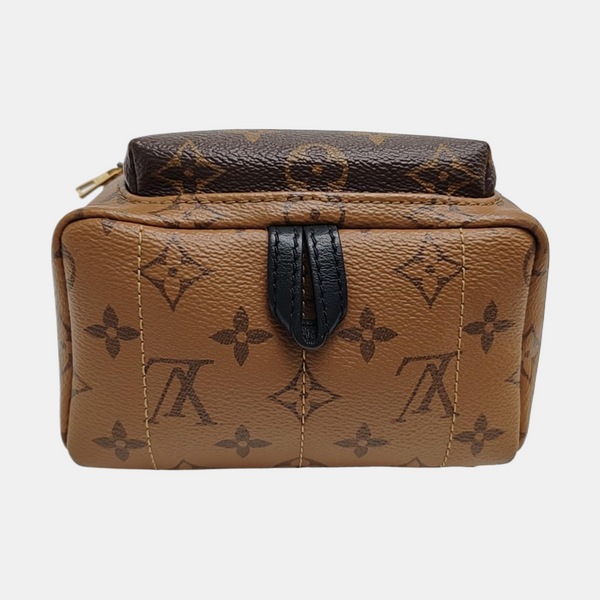 PALM SPRINGS Mini Monogram Coated Canvas Beige