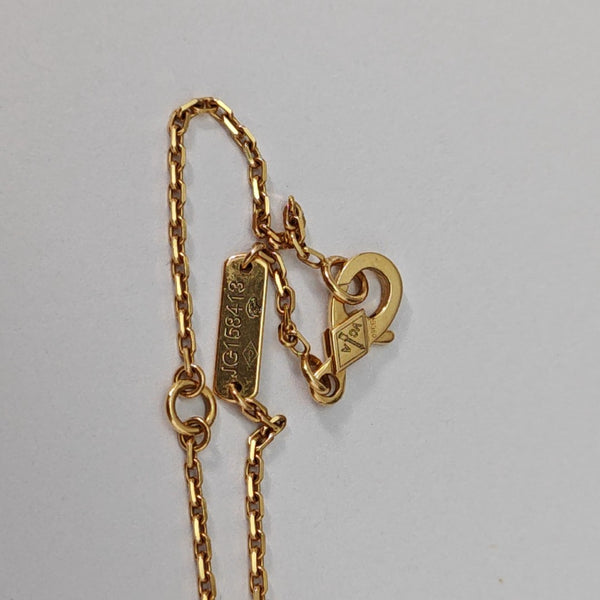 Vintage Alhambra 18k Gold Necklace