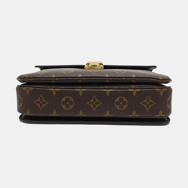 MÉTIS MM Monogram Coated Canvas Brown