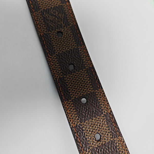 Coated Canvas Belt Brown