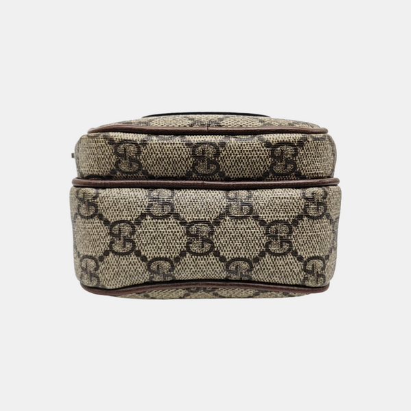 Neo Vintage Mini Monogram Coated Canvas Brown