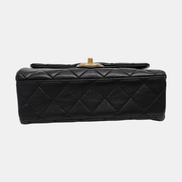 Quilted Lambskin Black