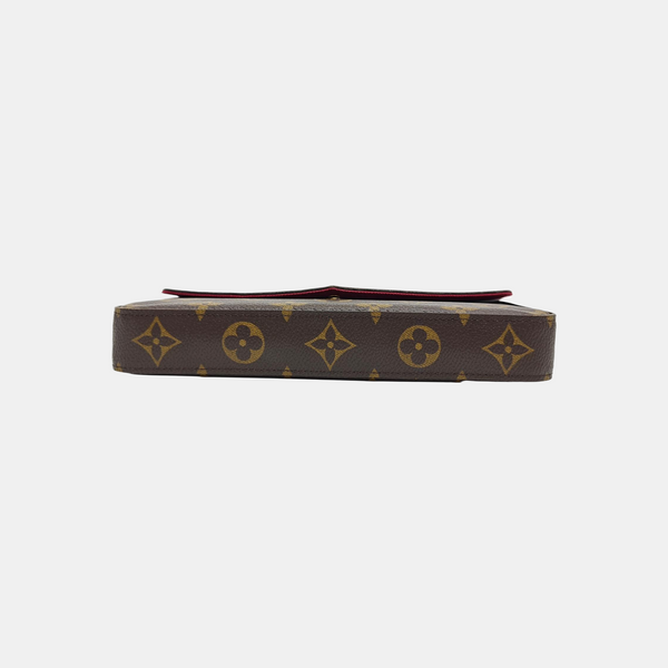 FÉLICIE Monogram Coated Canvas Brown