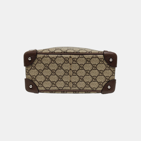 Trunk Monogram Coated Canvas Brown