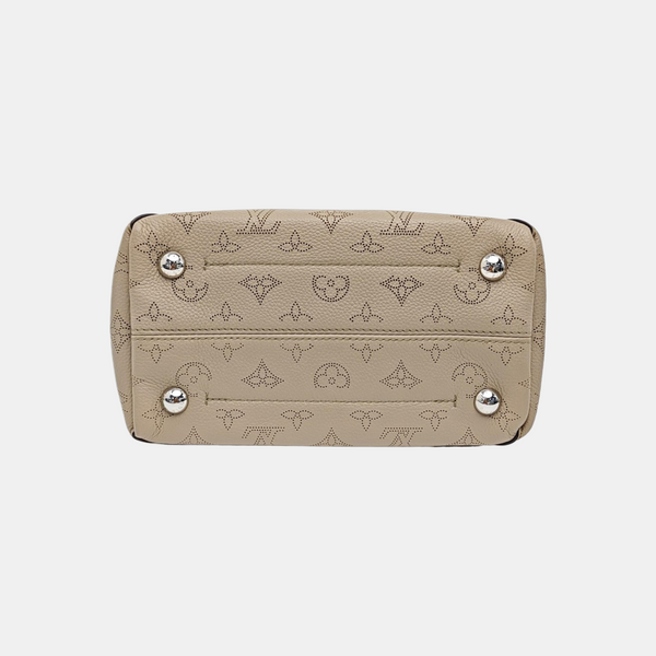 HINA PM Monogram Calfskin Gray