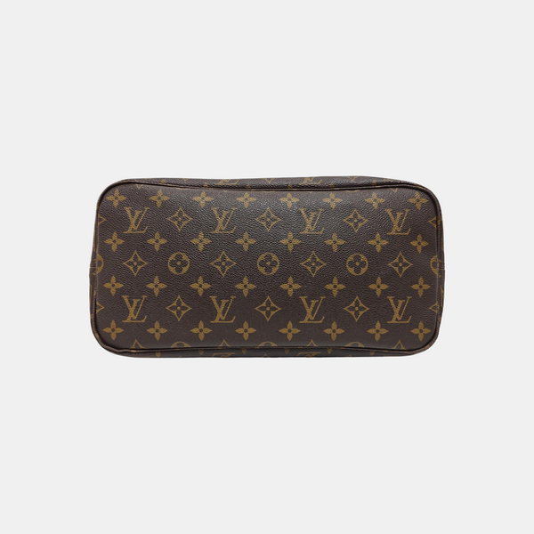 NEVERFULL MM Monogram Coated Canvas Brown