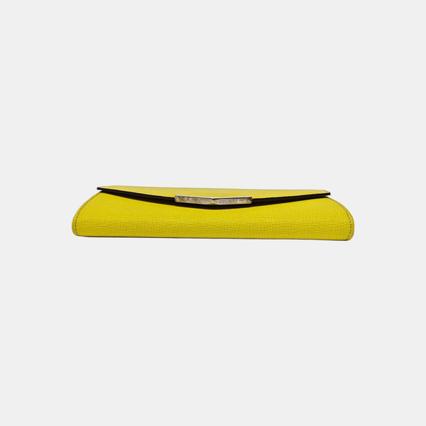 Calfskin Wallet Yellow