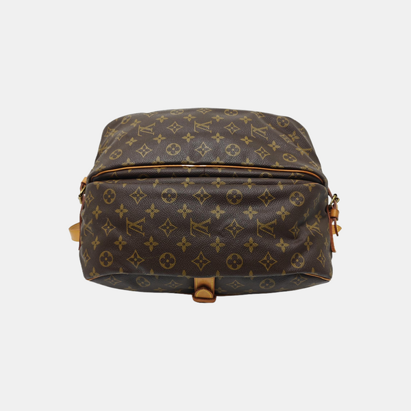 SAUMUR 35 Monogram Coated Canvas Brown