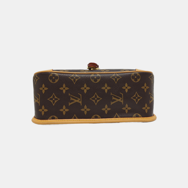 DIANE Monogram Coated Canvas Brown