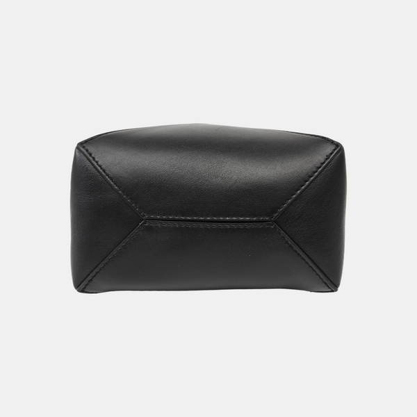 Puzzle Fold Mini Calfskin Black