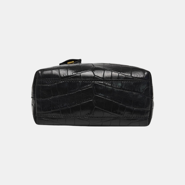 Calfskin Shoulder Bag Black