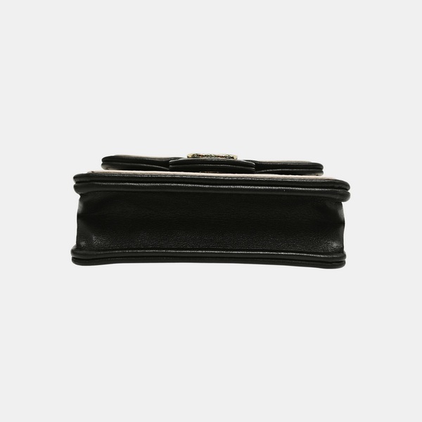 DIANA CC Quilted Lambskin Black