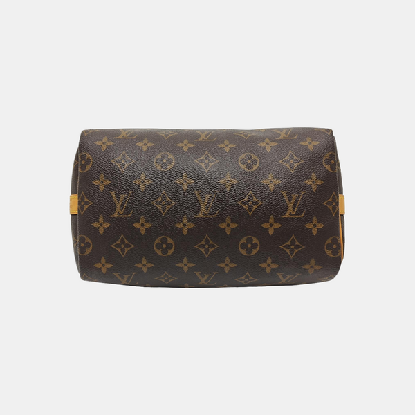 SPEEDY 25 Monogram Coated Canvas Brown