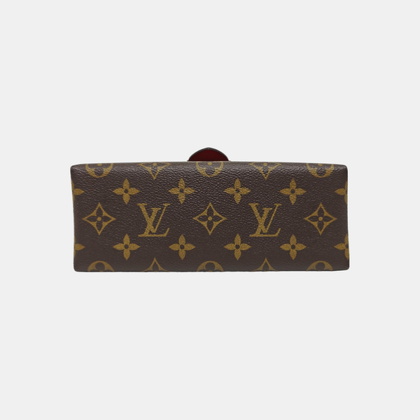 Authenticated pre-owned LOCKY BB Monogram Coated Canvas Red - Shoulder Bag at Looply