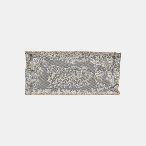 Bolso Tote Mediano Lona Gris