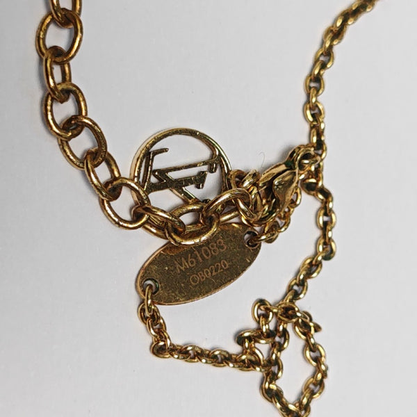 LV & ME Metal Gold Necklace
