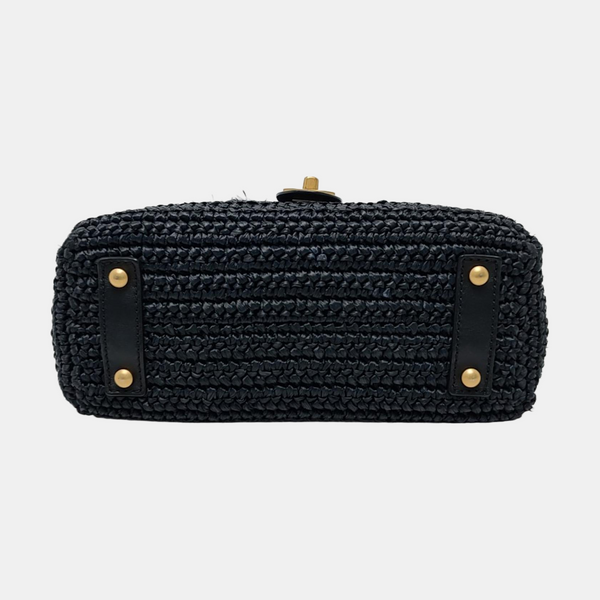 Special Material Shoulder Bag Black