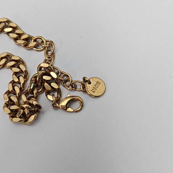 Petit CD Metal Gold Necklace