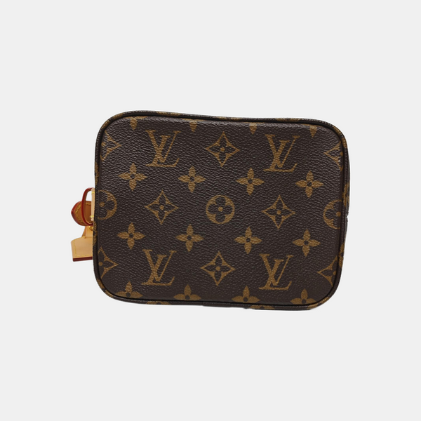 ALL IN BB Monogram Coated Canvas Brown
