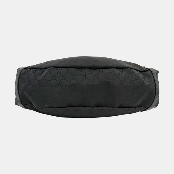 Abbey Medium Monogram Canvas Black
