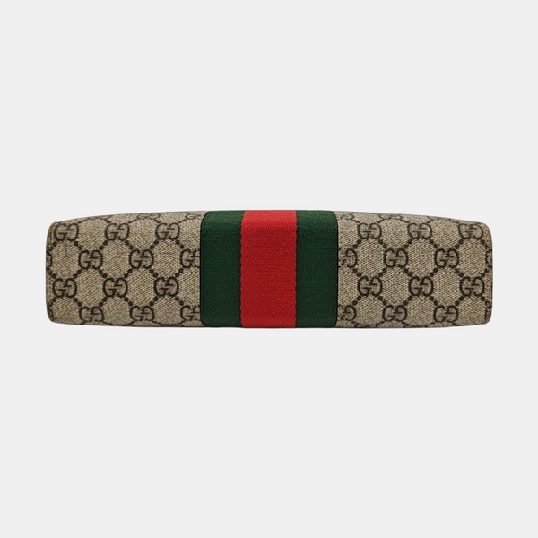 GG Supreme Monogram Coated Canvas Black