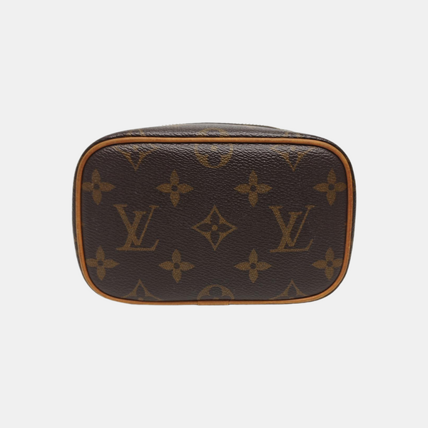 NICE Super Mini Monogram Coated Canvas Brown