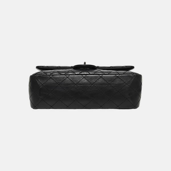 2.55 225 Quilted Calfskin Black
