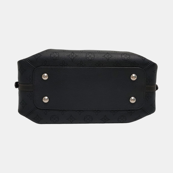 ASTERIA Monogram Calfskin Black