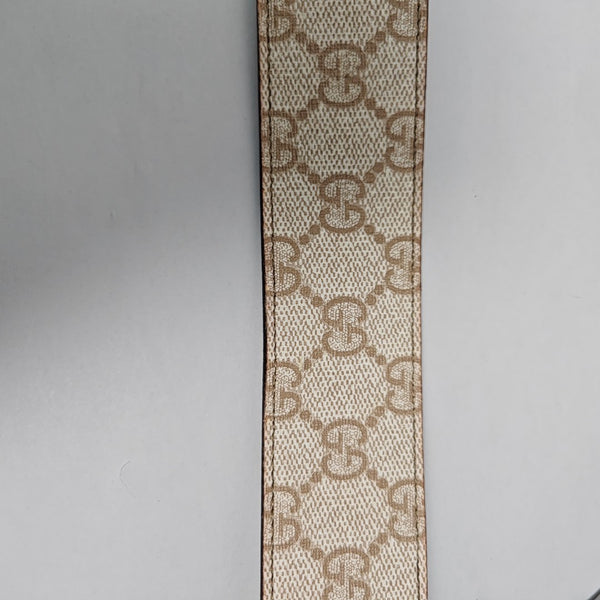 Coated Canvas Belt Beige