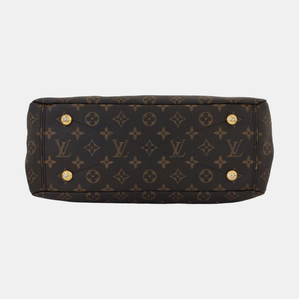 PALLAS Monogram Coated Canvas Brown