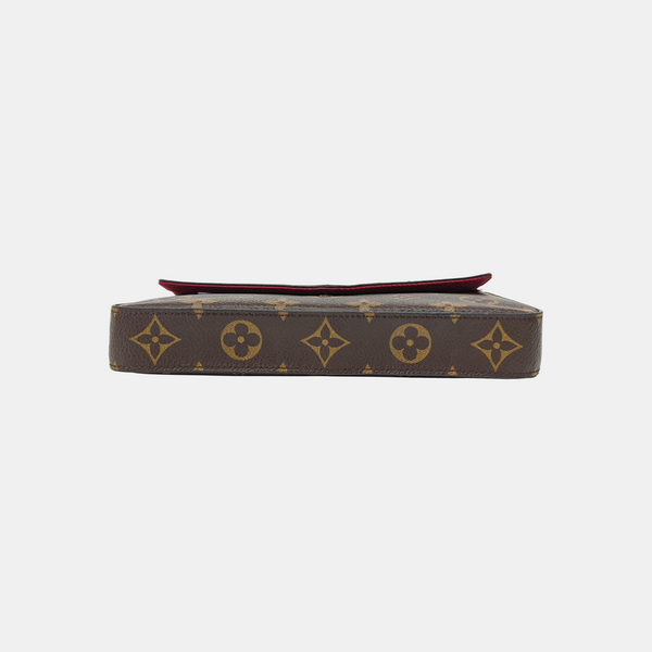 FÉLICIE Monogram Coated Canvas Brown