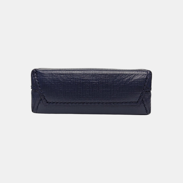 Calfskin Shoulder Bag Blue