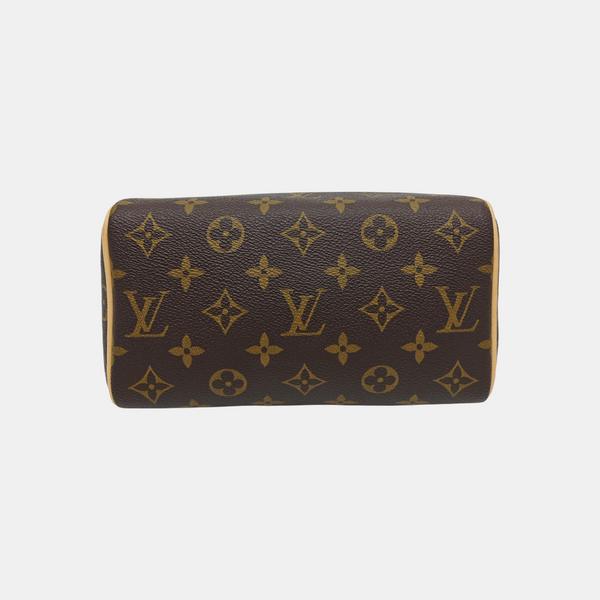SPEEDY 20 Monogram Coated Canvas Brown