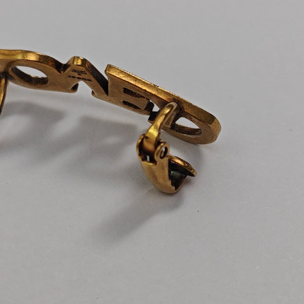 Metal Gold Stud Earrings