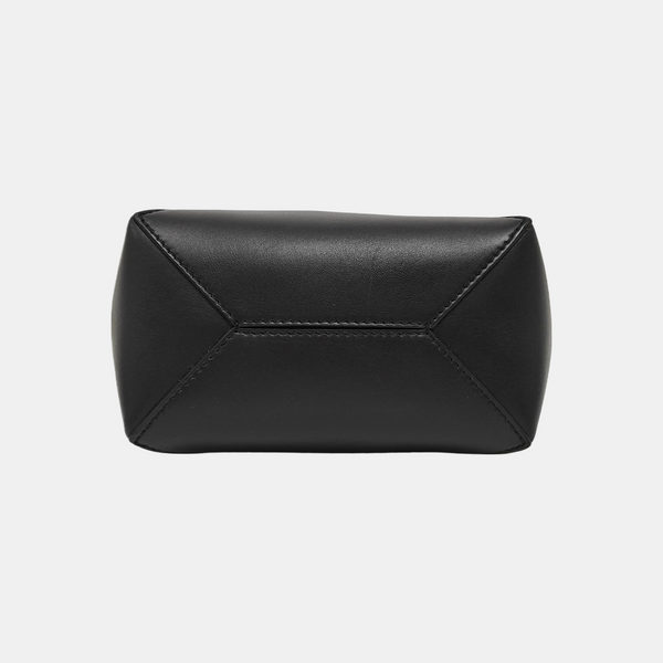 Puzzle Fold Mini Calfskin Black