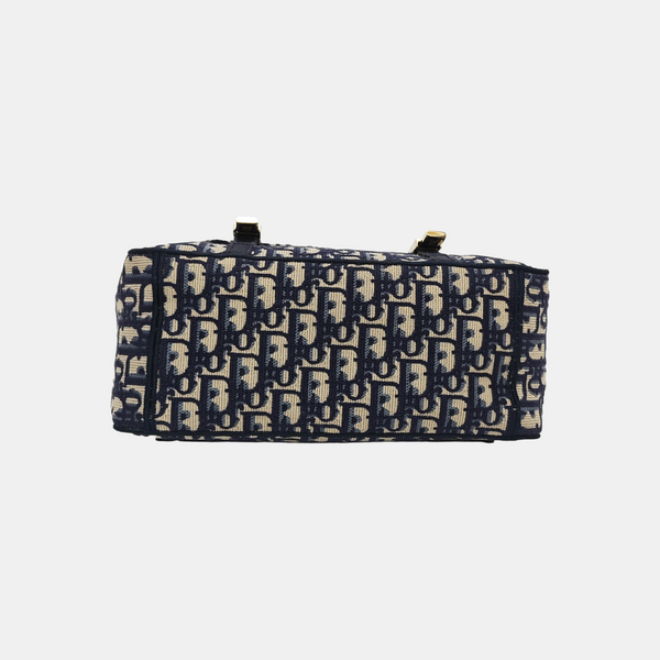 Diorcamp Medium Oblique Canvas Blue