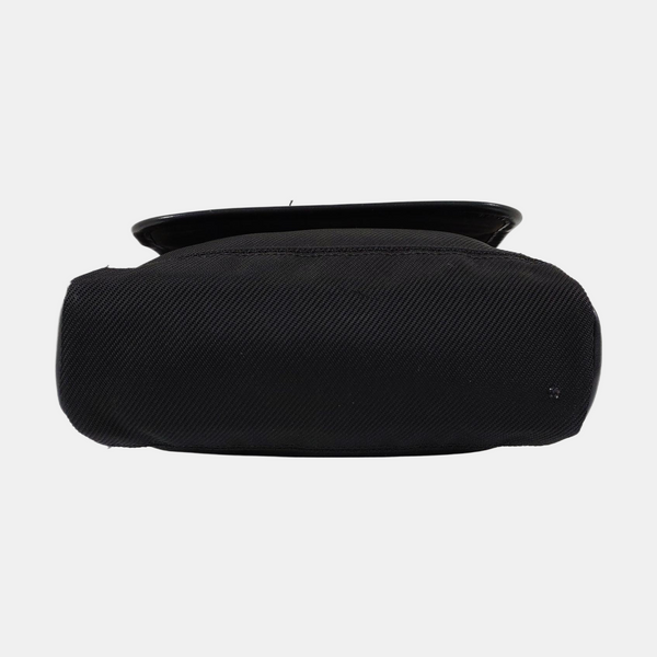 Fabric Shoulder Bag Black