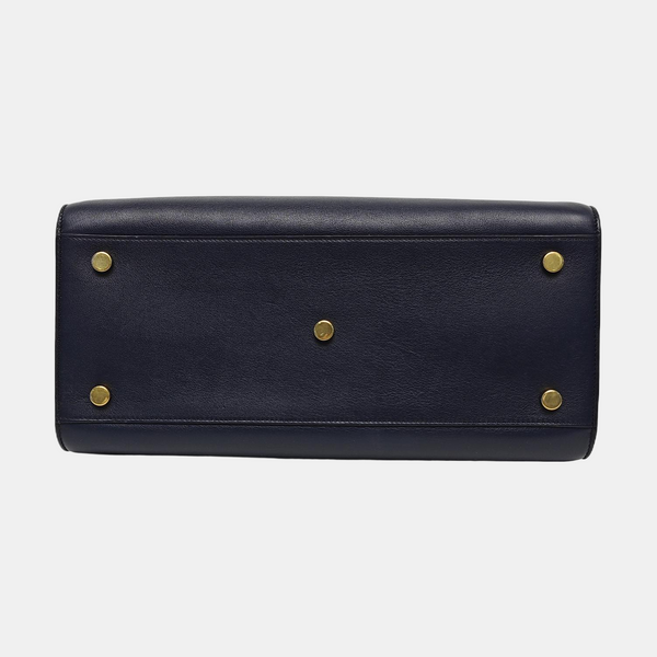 SAC DE JOUR Small Calfskin Blue